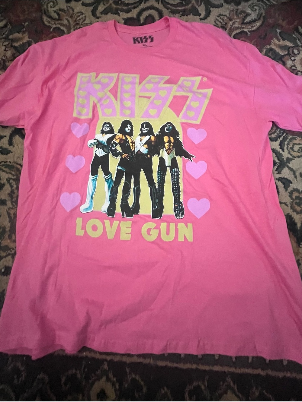 KISS Pink  'Love Gun' Graphic Tee